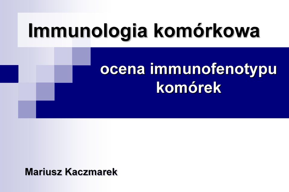 immunofenotypu