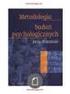 Metodologia badań psychologicznych ze statystyką II - opis przedmiotu