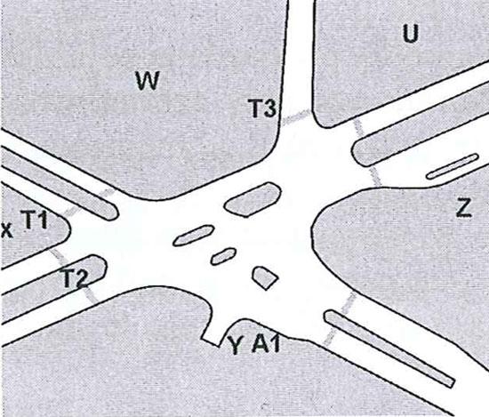 Przed modernizacją podróż w kierunku Biskupina mogła odbywać się z trzech przystanków tramwajowych i jednego autobusowego (rys.