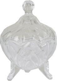 Glass White Vase/ 60x13cm