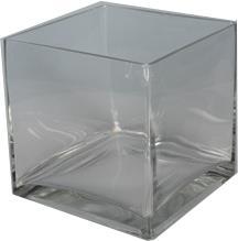 00 Glass Square Tank Vase 9.5x25.