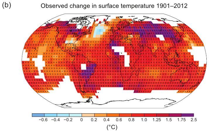 Aktualna zmiana klimatu: globalne ocieplenie, czyli wzrost temperatury powietrza przy powierzchni Ziemi wskutek