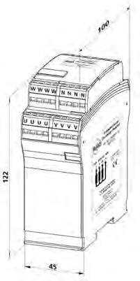 Komponenty Dławiki rozładowcze Dane techniczne Dławiki rozładowcze Typ FR3AC230-60V FR3AC230-60V-G Napięcie znamionowe 3AC 230V - 60V 3AC 230V - 60V Częstotliwość znamionowa 50-60Hz 50-60Hz Strata