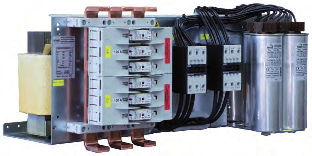 Moduły do kompensacji mocy biernej Moduły kondensatorów z dławikami C6D-P/C8D-P/C65D-P/C85D-P Moduły kondensatorów z dławikami Moduły kondensatorów z dławikami odstrajającymi zainstalowane na płytach