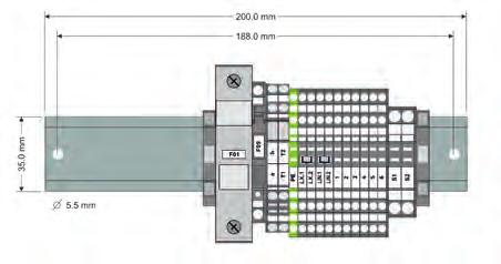 Akcesoria dodatkowe dla modułów RKL-PQC-6-1 RKL-PQC-12-1 Szerokość siatki modułu np.