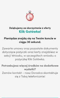 stosunku rocznym, całkowity koszt kredytu 1 535,63 zł, w tym: prowizja za udzielenie