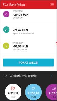 Dotyczy aplikacji PeoPay od wersji 3.0. Aplikacja jest dostępna na telefony z systemem Android w wersji 4.