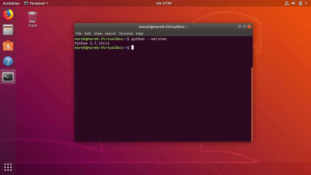 Python 3 Jeśli używasz dystrybucji Ubuntu,