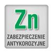 wiązałkowy Ø2 mm, 50m, powlekany PVC, antracytowy 2527547 RAL6005 / kolor zielony: produkt cynkowany Słupek Ø38x1500 mm RAL 6005