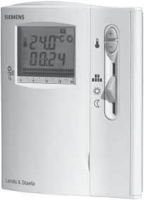Akcesoria opis numer katalogowy termostat pokojowy z programem tygodniowym: Napięcie robocze DC 3V (2 x 1,5 V AAA, żywotność baterii > 1 rok) Wyjście sterujące 230 V / 50 Hz Maks. obciążenie maks.