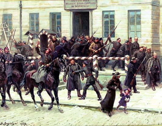 E Włoski generał i rewolucjonista. Walczył o wyzwolenie i zjednoczenie Włoch. W 1860 roku zorganizował wyprawę tysiąca czerwonych koszul.