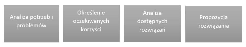 Wstęp Zastosowanie systemu Etapy Określenie problemu Kolejne etapy