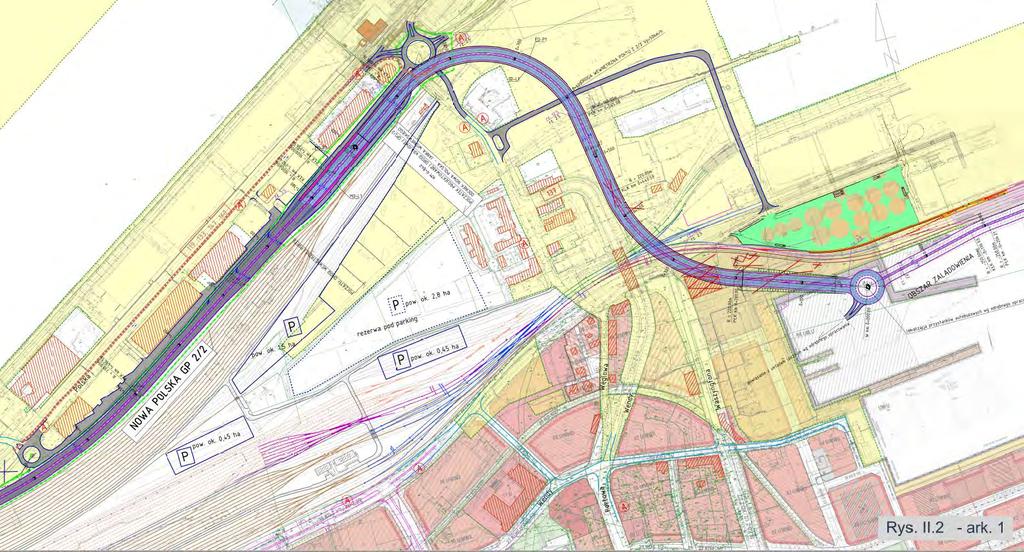 Dostęp drogowy do Portu Zewnętrznego Trasa Drogi Czerwonej Wariant realizacji dostępu