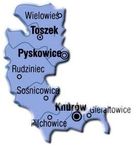 Gmina Wielowieś składa się z 12 sołectw, są to: Wielowieś, BłaŜejowice, Czarków, Dąbrówka, Gajowice, Kieleczka, Sieroty; Świbie, Radonia, Raduń-Borowiany; Wiśnicze, Zacharzowice.
