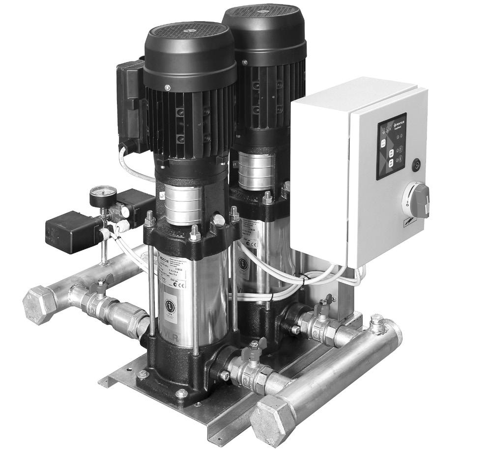 NOCCHI EASYBOOST CELE MIESZKANIOWE - BUDOWA KOMPAKTOWA, DUŻA WYTRZYMAŁOŚĆ I NIEZAWODNOŚĆ, WYSOKA SPRAWNOŚĆ HYDRAULICZNA Zespoły wspomagające automatycznego podnoszenia ciśnienia dla systemów