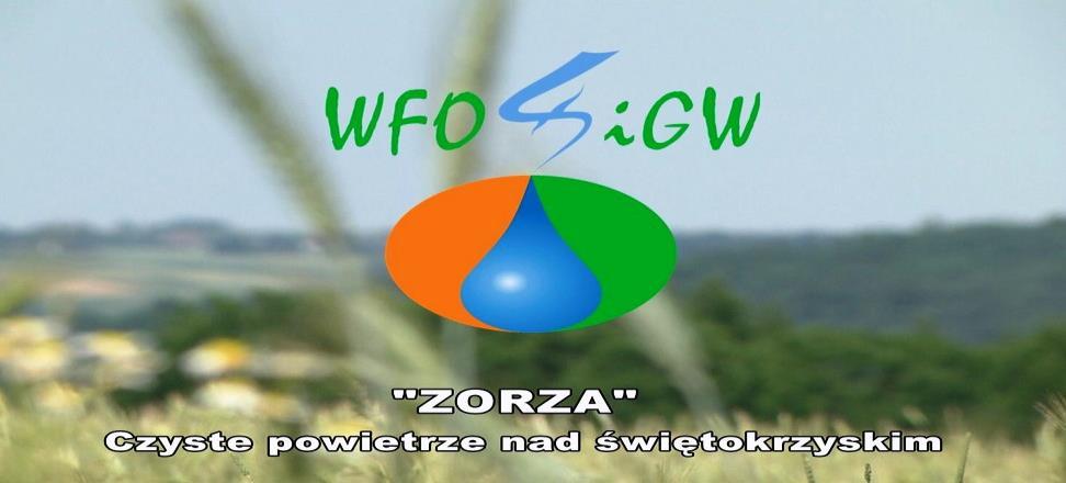 Zorza -Czyste powietrze nad świętokrzyskim Współpraca z Wojewódzkim Funduszem Ochrony Środowiska i Gospodarki Wodnej w Kielcach poprzez wyznaczenie pracownika UMiG Chmielnik, który udzielał pomocy