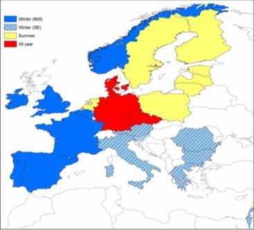 conflicts in relation to country and season Kormoran Kormorany na stawach karpiowych zjadają w okresie marzec październik około 10 kg/ha ryb, Stanowi to czasami około 10% produkcji ryb w stawach, Bez