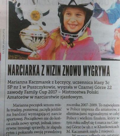 relacji z zawodów Reklama podczas zawodów i pikniku kończących sezon narciarski w kwietniu Zaznaczamy, że