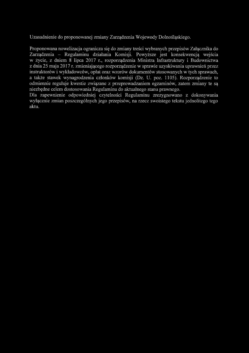 , rozporządzenia Ministra Infrastruktury i Budownictwa z dnia 25 maja 2017 r.