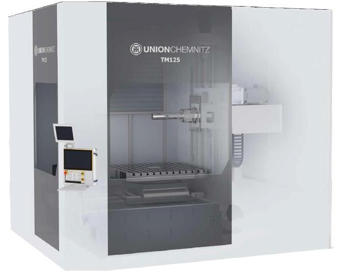 02 I Zastosowanie 03 I Koncepcja maszyny 04 I Cechy szczególne 05 I Opcje i warianty wyposażenia 06 I Przestrzenie robocze 07 I Dane techniczne Maszyna TM 125 łączy w sobie zalety centrum