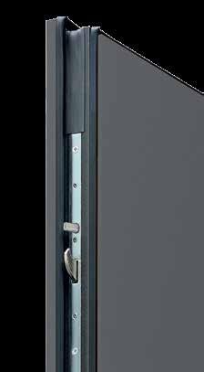 Zapadka typu Softlock zapewnia ciche zamykanie drzwi. Thermo65 są również dostępne z opcjonalnym zamkiem Automatik z mechanicznym samoczynnym ryglowaniem.