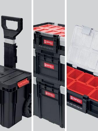 requirements. The Qbrick System offers new possibilities of combining and transporting toolboxes.