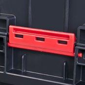 Qbrick System latches and connectors have a great impact resistance.