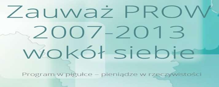 PROW 2007 2013 na Mazowszu Janina Ewa