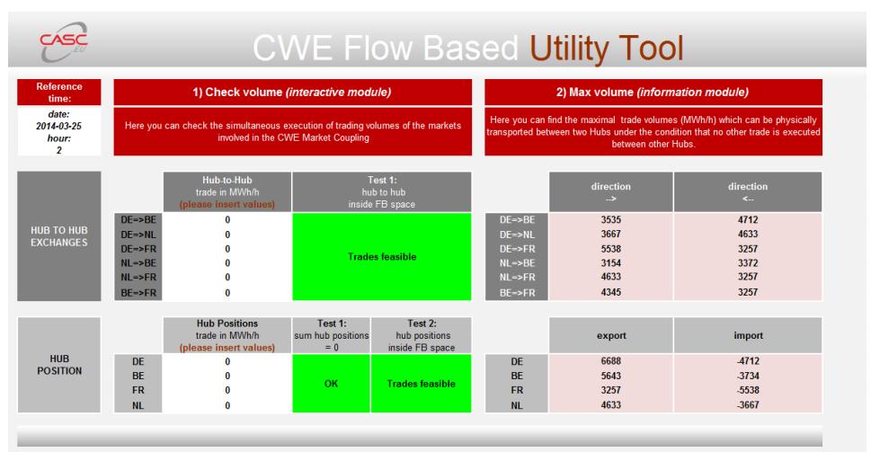 Rysunek 4.2. Narzędzie CWE Flow Based Utility Tool ekran główny Źródło: http://www.jao.