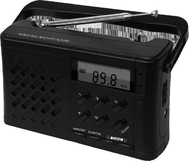 R Model: RD-100LCD Odbiornik radiowy