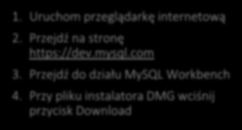 Przejdź do działu MySQL Workbench 4.