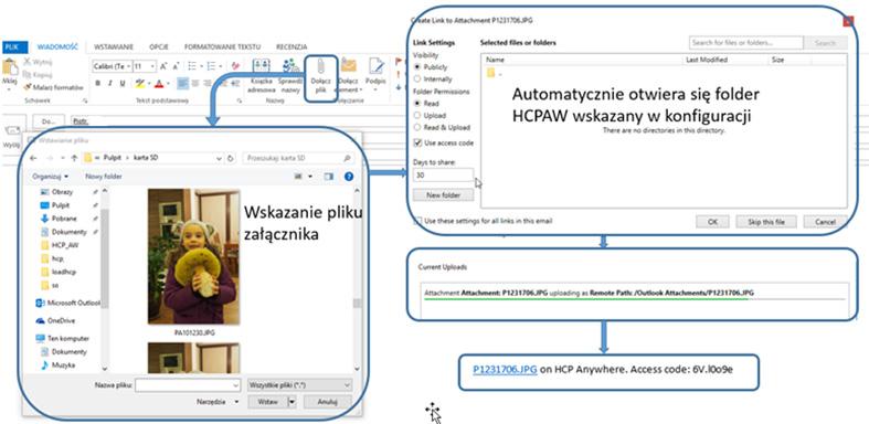 załącznikiem (metoda automatyczna).