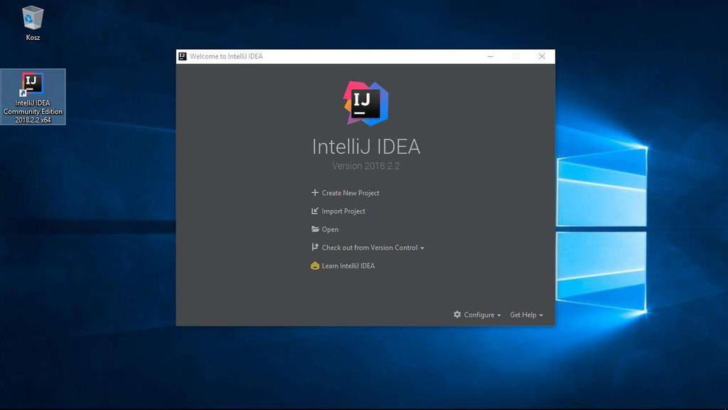 IntelliJ IDEA Gratulacje!