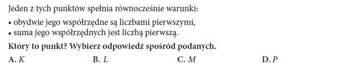 13 I. Wykorzystanie i tworzenie informacji odczytuje współrzędne danych punktów (8.2) rozpoznaje liczbę złożoną [ ] (SP 2.8) Numer zadania 13 Poziom wykonalności 21,0% 14 IV.