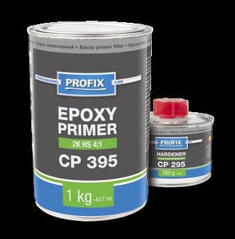 CP 395 Grunt epoksydowy 2K HS 4:1 Grunt epoksydowy stanowi idealne podłoże dla wszystkich znanych lakierów samochodowych. Posiada bardzo wysoką siłę wypełnienia.