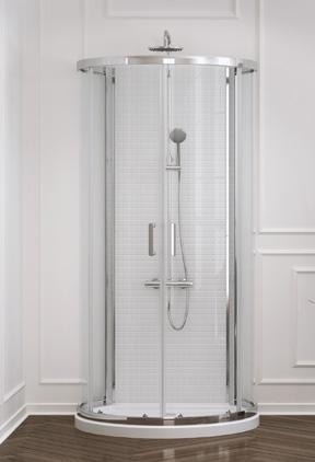24 New Rondo Kabiny prysznicowe Przyścienne 100x85x165cm