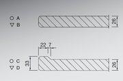 BLAT CERAMICZNY FRIDURIT PREMIUM TYP 850-850 X 600 - PW10-6085 H POPIEL NAKRAPIANY / PW10-6085 H PRODUCENT: FRIATEC Blat dygestoryjny ceramiczny FRIDURIT PREMIUM z litej ceramiki technicznej [spieku