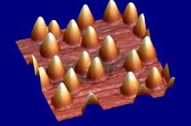 Time Defect-free semiconductor clusters on a 2D