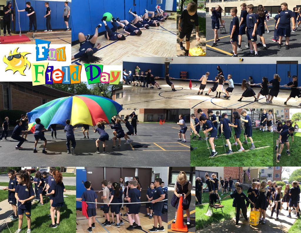 SCHOOL NEWS... FIELD DAY FUN On Friday, June 7th, St. Francis Borgia students not only looked forward to summer vacation but also the 2019 Field Day Celebration.