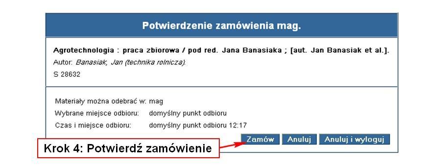 Zamawianie książek poprzez