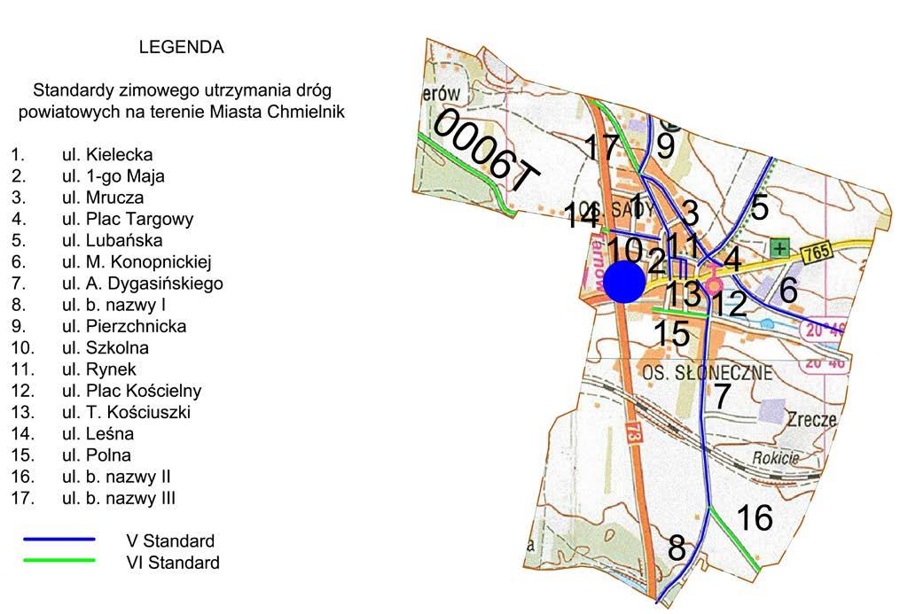 Zimowe utrzymanie dróg realizowane jest poprzez prowadzenie dyżurów w trzech obwodach drogowych. Obwód drogowy nr 1 w Celinach Celiny 70a 26-020 Chmielnik tel.