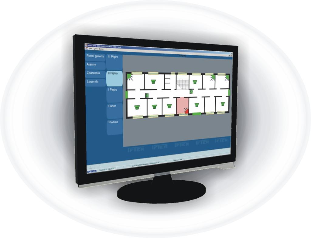 InPro BMS jest systemem informatycznym do izualizacji, integracji, zarządzania systemami bezpieczeństa kontroloania i zarządzania budynkami ykorzystyanym przy budoie centró monitoroania alarmó.