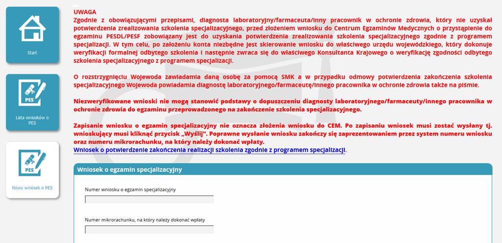 Ścieżki alternatywne do złożenia Wniosku o potwierdzenie szkolenia specjalizacyjnego: Rysunek 15.