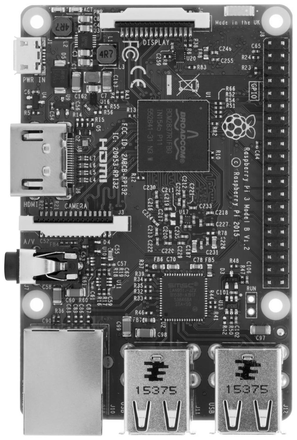 3V, GND Android PI RISC OS FreeBSD FreeRTOS +Emulacja 3 4 Raspberry Pi - zastosowania Uruchamianie i system Sterowanie, sieci, "Internet of