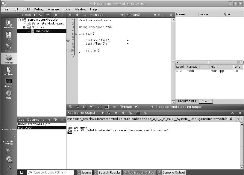 PiGPIO program w Bash u PiGPIO program w C++ #include <pigpio.h> #include <iostream> #!/bin/bash pigs m 23 w int main() { if( gpioinitialise() < 0 ) { std::cout << "PiGPIO initialisation failed!