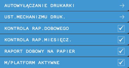 Towarów zablokowanych RAPORTY > TOWARÓW ZABLOKOWANYCH Zawiera informacje o towarach zablokowanych do sprzedaży ze względu na operację zmiany stawki podatkowej na niższą i powrót do stawki wyższej.