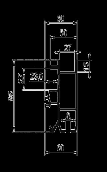 prosty L= 5,30 m 25PS6300 Profil