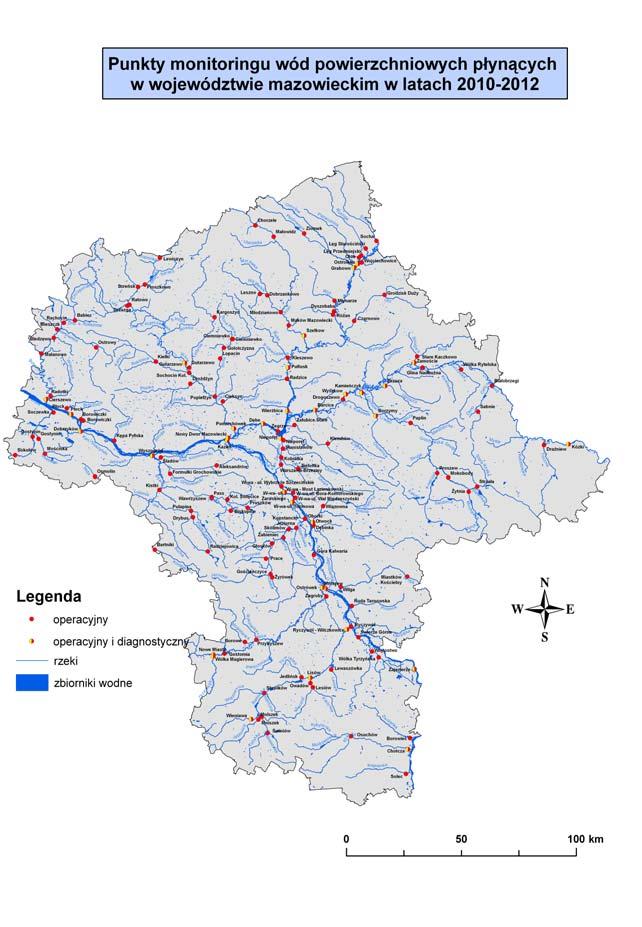 Monitoring wód powierzchniowych W województwie mazowieckim w latach 2010-2012 zostaną