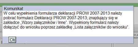 zaznaczy na 1 stronie wniosku tą płatność wówczas dostępna będzie