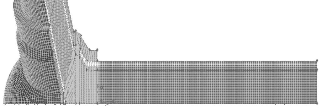 Mesh of thick-walled T-pipe and steam Jako wartości startowe dla procedury optymalizacyjnej przyjęto T f0 = 150 [ C] i v T = 15 [K/min].